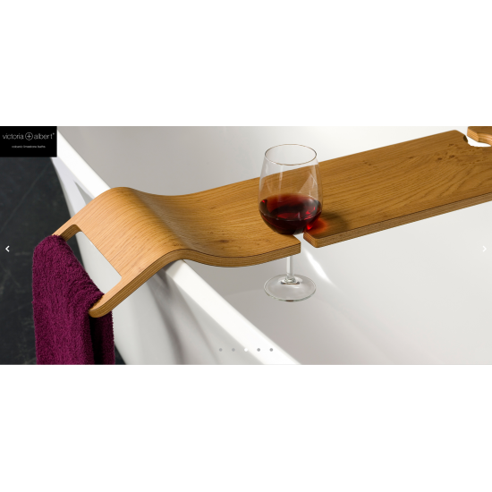 Victoria & Albert Tombolo 10 Bath Rack Walunut